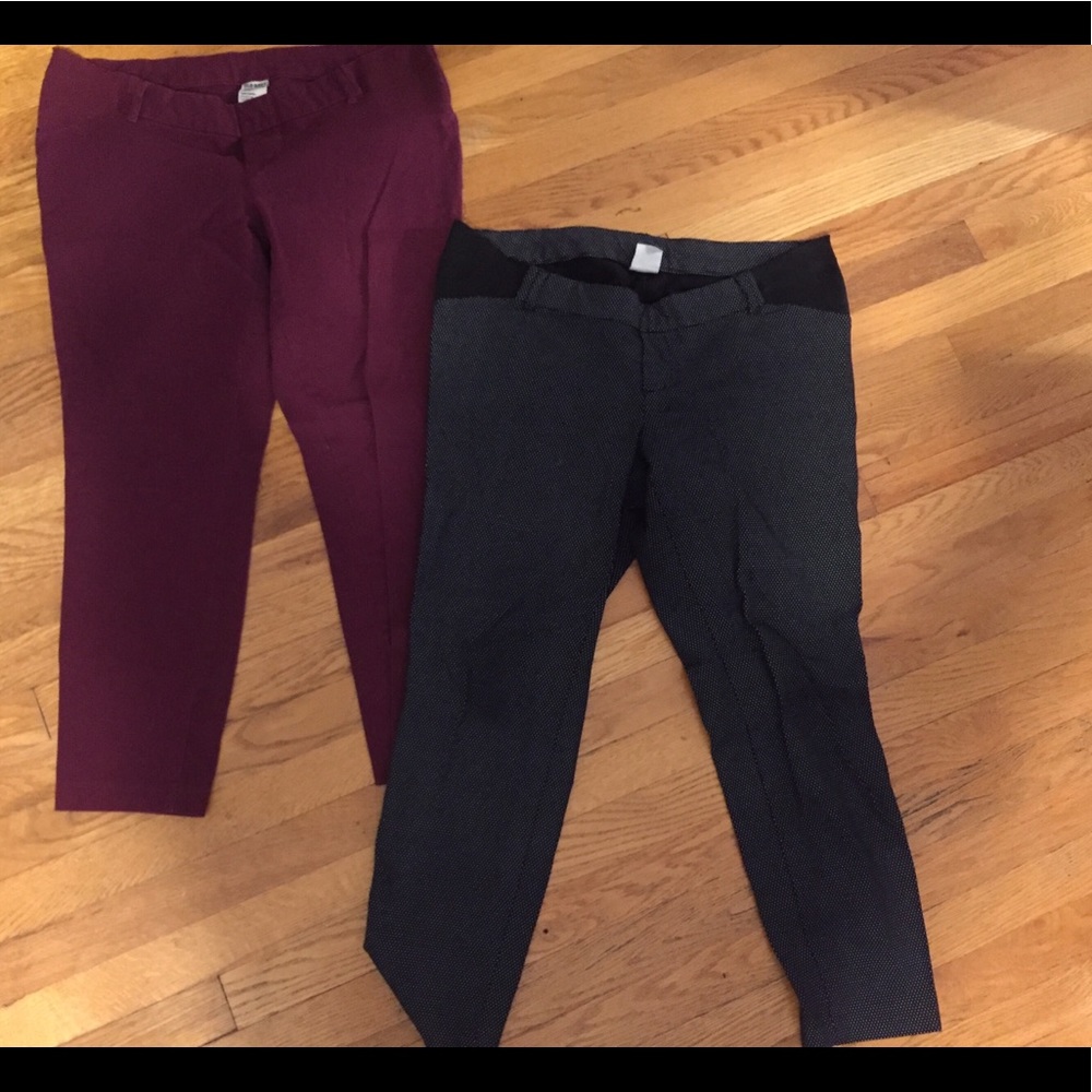 Old Navy Side Panel Maternity Pants